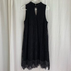 Black lace dress